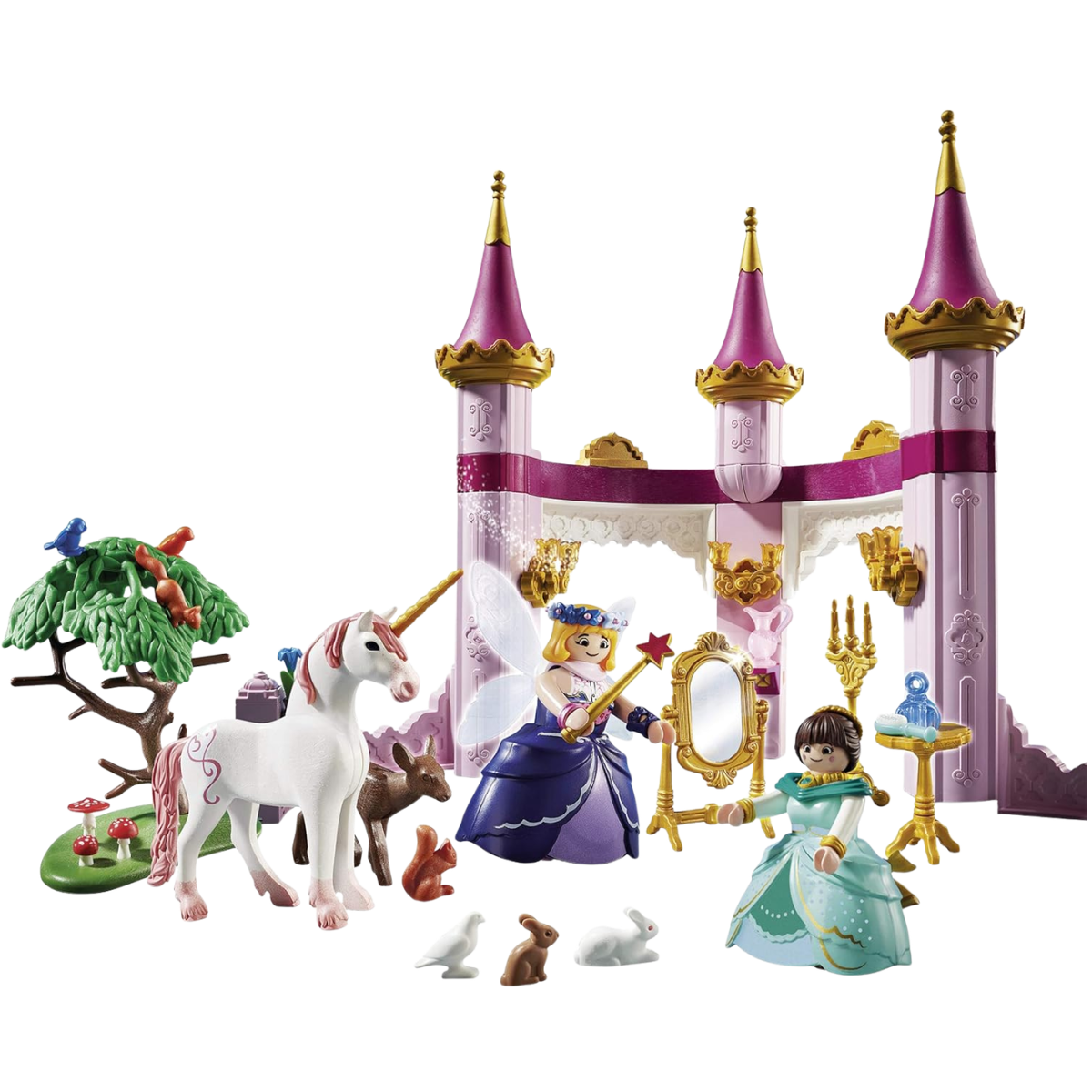PLAYMOBIL THE MOVIE CASTILLO CON HADA MADRINA Y ACCESORIOS - 4