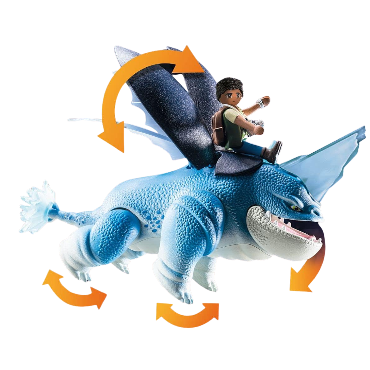 PLAYMOBIL DRAGONS LOS NUEVE REINOS PLOWHORN Y D’ANGELO SET DRAGÓN - 4
