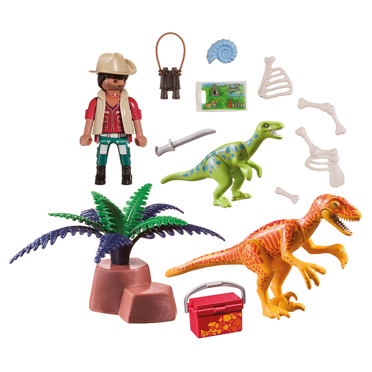 PLAYMOBIL MALETÍN GRANDE DINOSAURIOS Y EXPLORADOR - 3