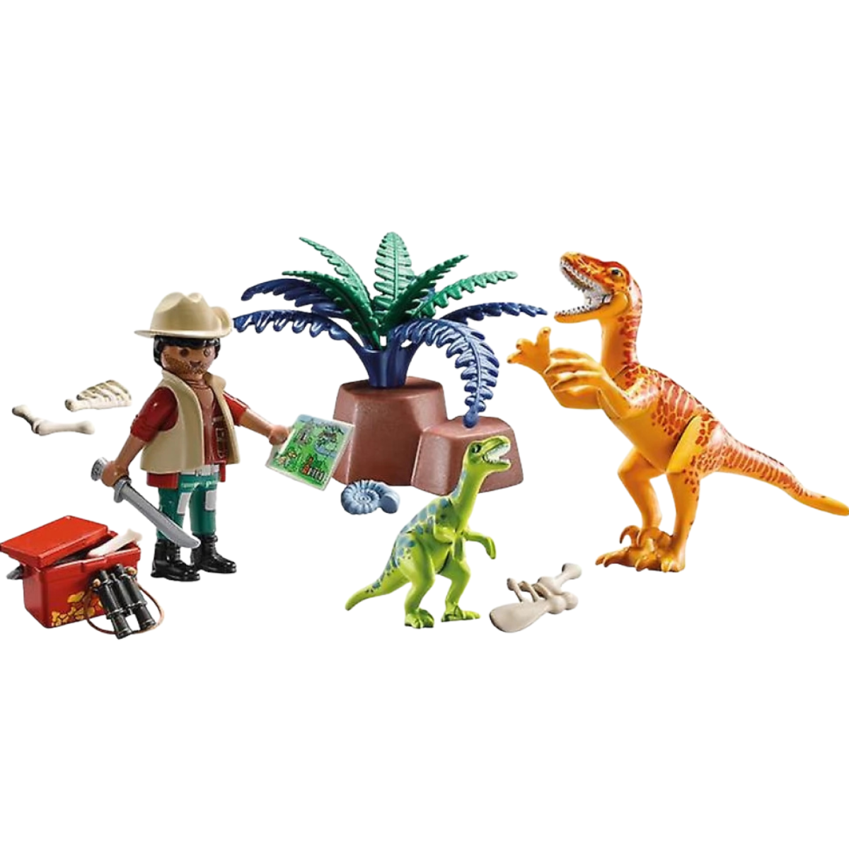 PLAYMOBIL MALETÍN GRANDE DINOSAURIOS Y EXPLORADOR - 4