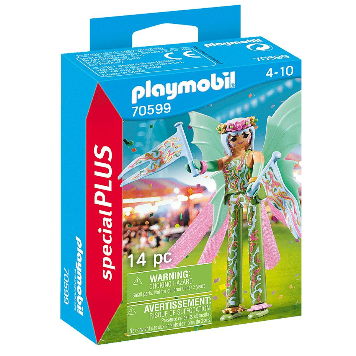 PLAYMOBIL FIGURA DE COLECCIÓN SPECIAL PLUS HADA CAMINANTE SOBRE ZANCOS - 2