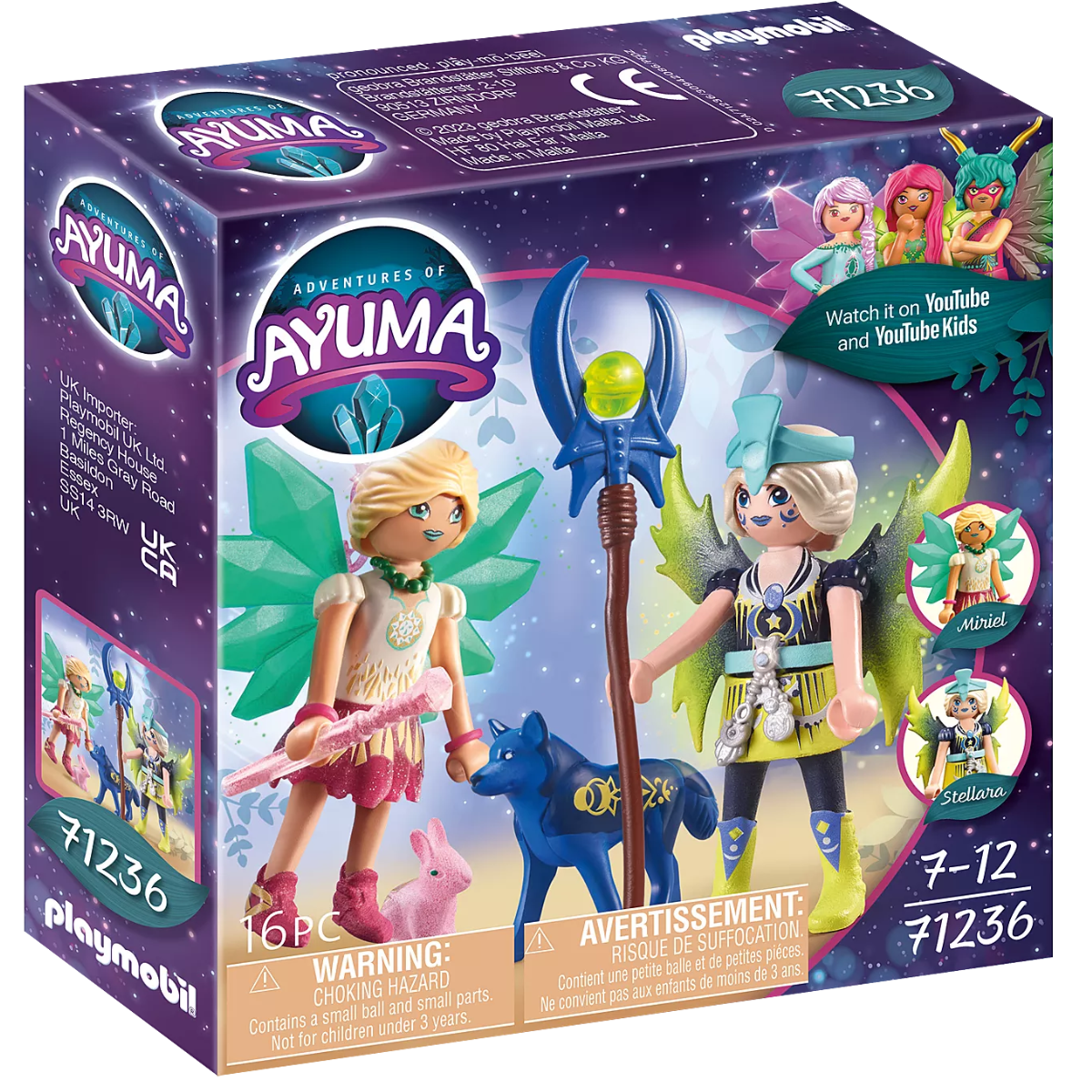 PLAYMOBIL AYUMA CRYSTAL Y MOON FAIRY CON ANIMALES DEL ALMA - 2