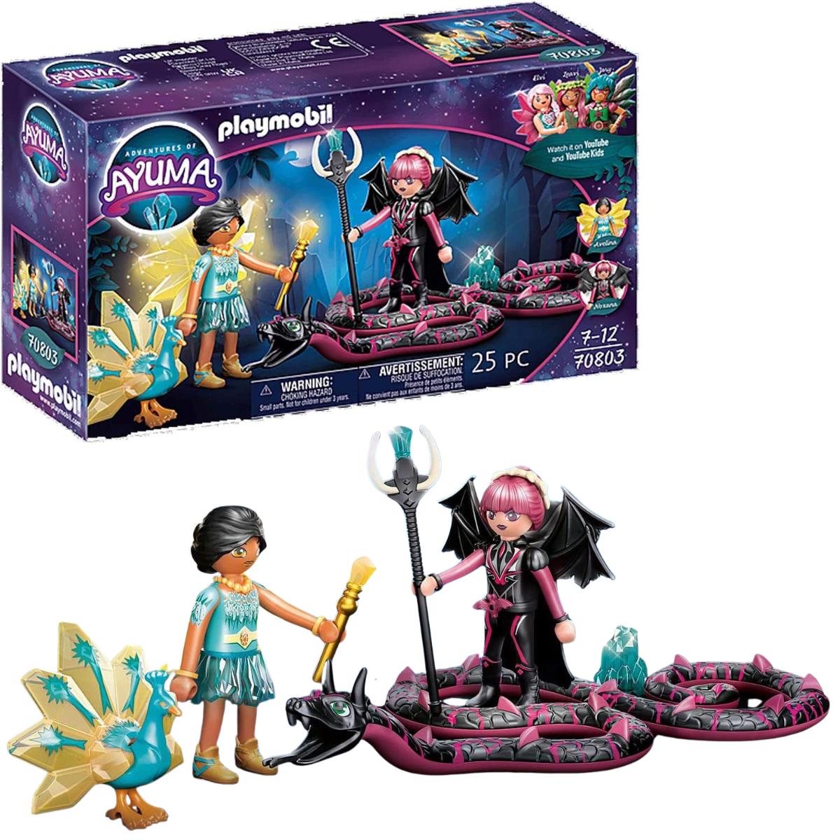 PLAYMOBIL AYUMA BAT FAIRY CON ANIMALES DEL ALMA - 1