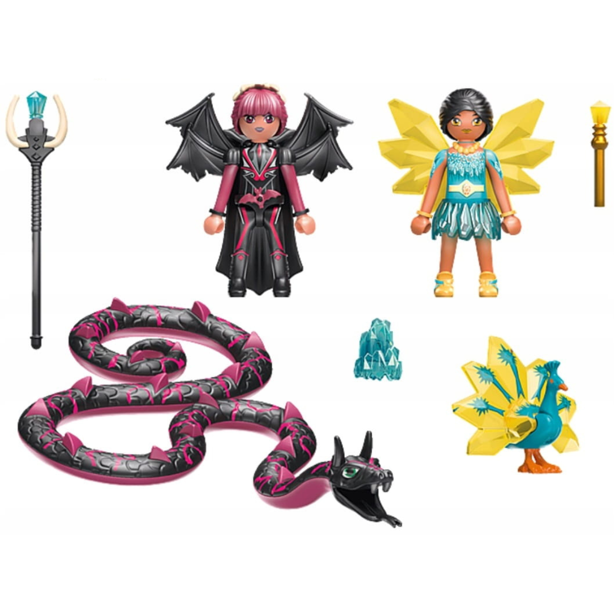 PLAYMOBIL AYUMA BAT FAIRY CON ANIMALES DEL ALMA - 3