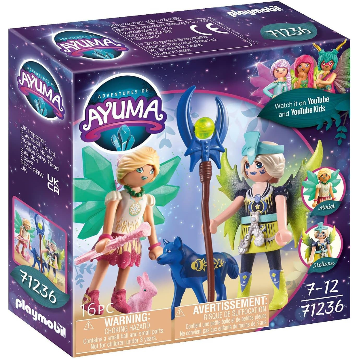 PLAYMOBIL AYUMA ABJATUS CON HILDI FIGURAS CON ANIMAL DEL ALMA - 2