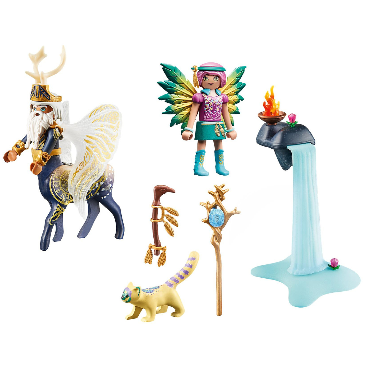 PLAYMOBIL AYUMA ABJATUS CON HILDI FIGURAS CON ANIMAL DEL ALMA - 3