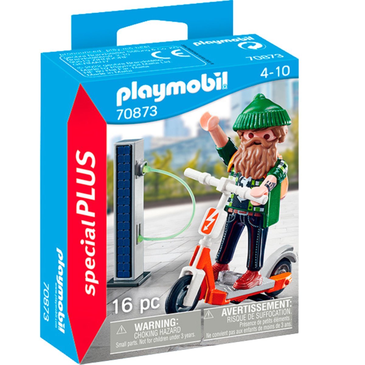 PLAYMOBIL FIGURA DE COLECCIÓN SPECIAL PLUS HIPSTER CON E‑SCOOTER - 2