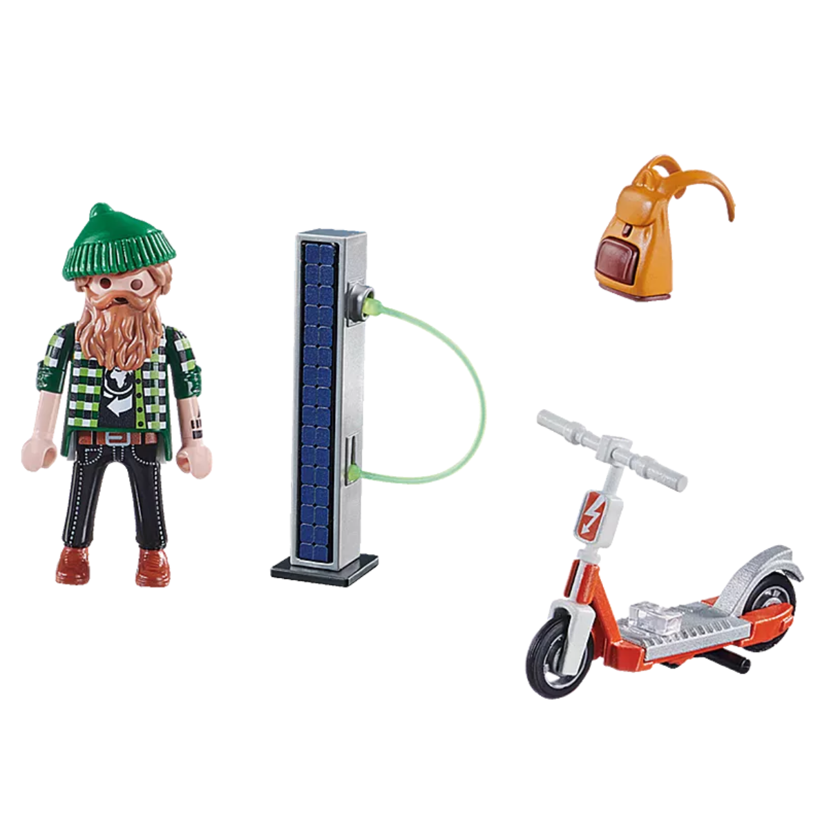 PLAYMOBIL FIGURA DE COLECCIÓN SPECIAL PLUS HIPSTER CON E‑SCOOTER - 3