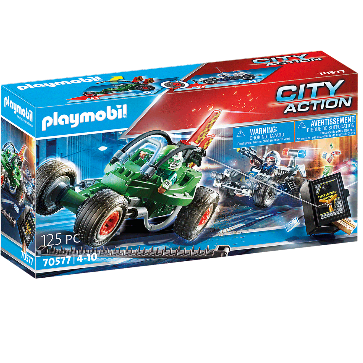 PLAYMOBIL CITY ACTION POLICE GO‑KART ESCAPE PERSECUCIÓN POLICIAL - 2