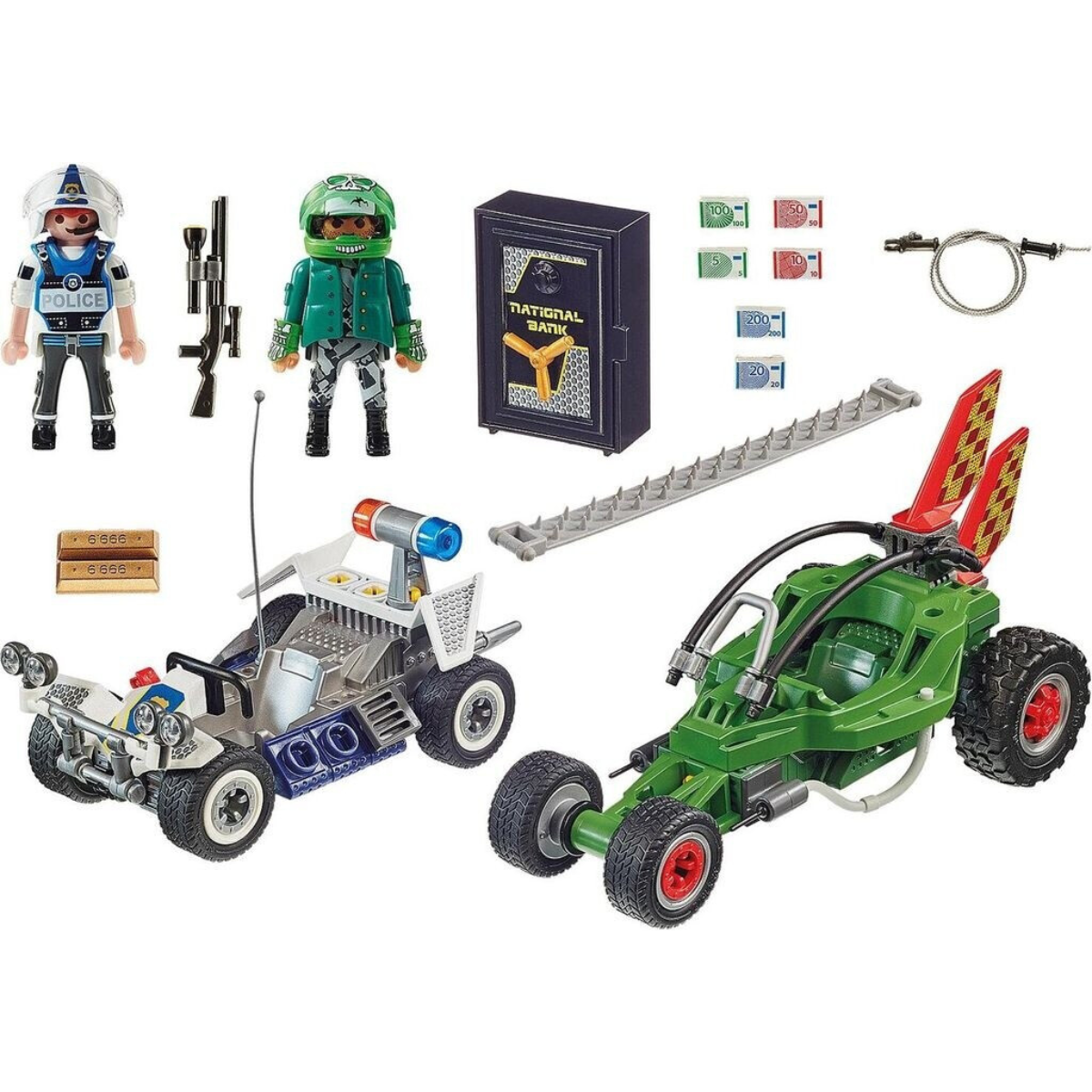 PLAYMOBIL CITY ACTION POLICE GO‑KART ESCAPE PERSECUCIÓN POLICIAL - 3