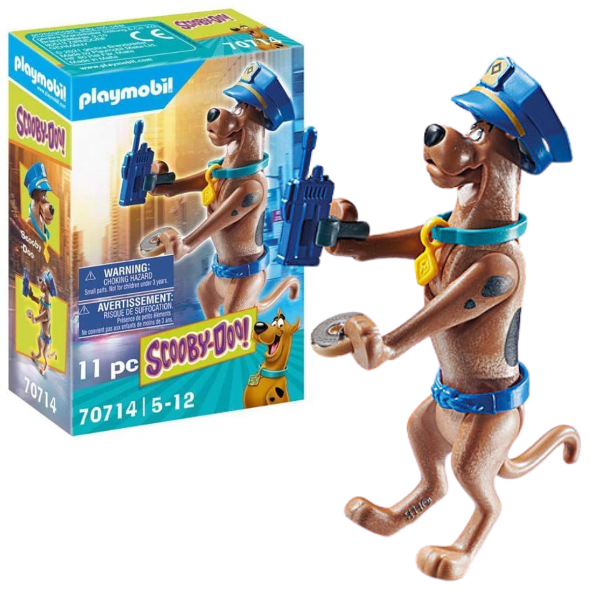 PLAYMOBIL FIGURA DE COLECCIÓN SCOOBY DOO POLICÍA - 1