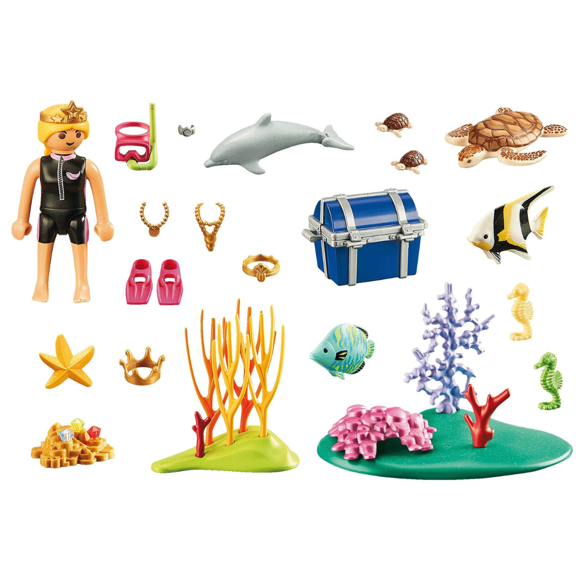 PLAYMOBIL FAMILY Y FUN BUCEADORA CON ACCESORIOS MARINOS - 3
