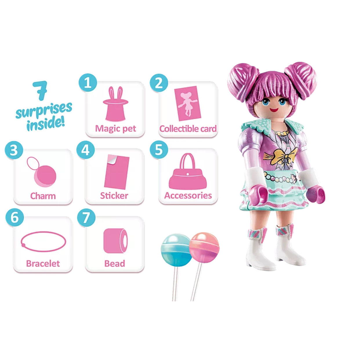 FIGURA COLECCIONABLE PLAYMOBIL EVERDREAMERZ ROSALEE - 3