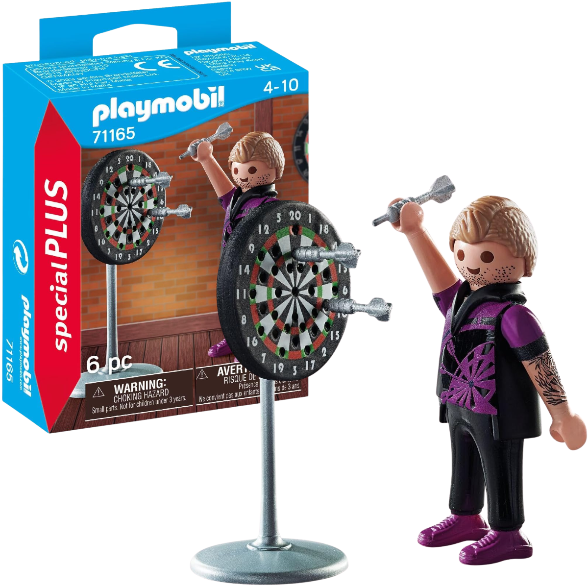 PLAYMOBIL FIGURA DE COLECCIÓN SPECIAL PLUS JUGADOR DE DARDOS - 1