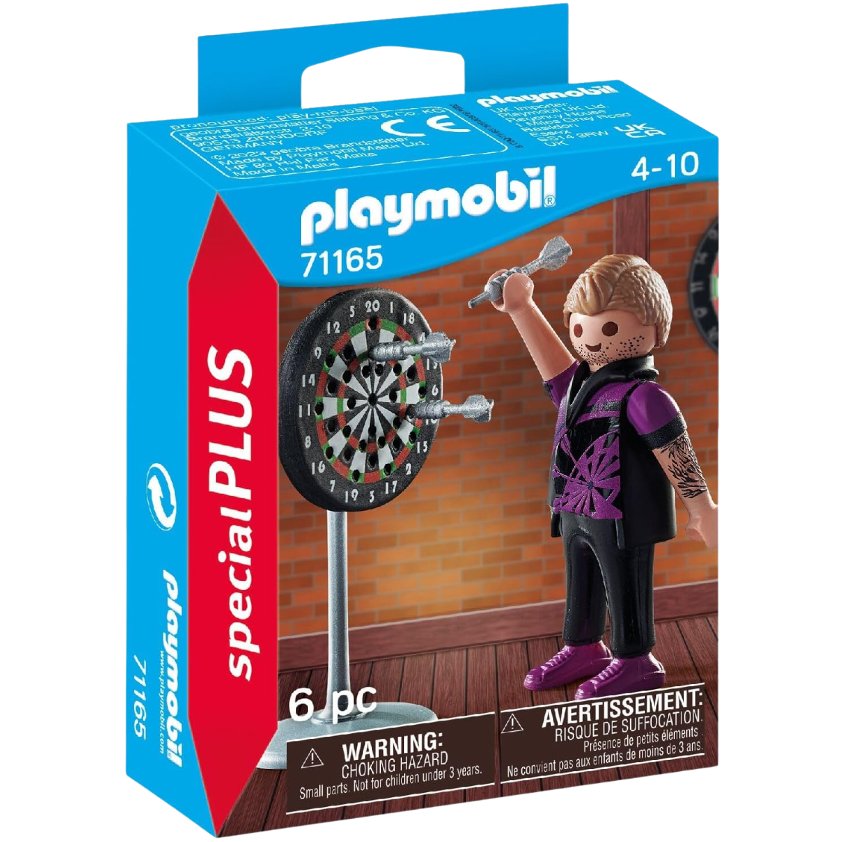PLAYMOBIL FIGURA DE COLECCIÓN SPECIAL PLUS JUGADOR DE DARDOS - 2