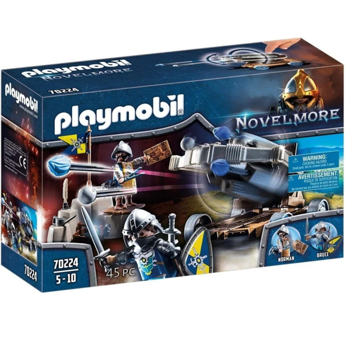PLAYMOBIL NOVELMORE BALLESTA DE AGUA SET CON BALLESTA Y CABALLEROS - 2