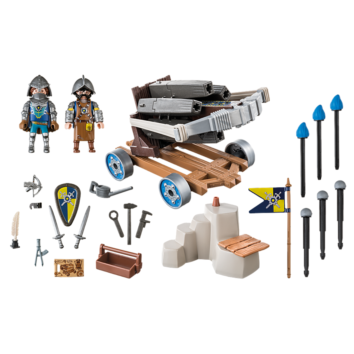 PLAYMOBIL NOVELMORE BALLESTA DE AGUA SET CON BALLESTA Y CABALLEROS - 3