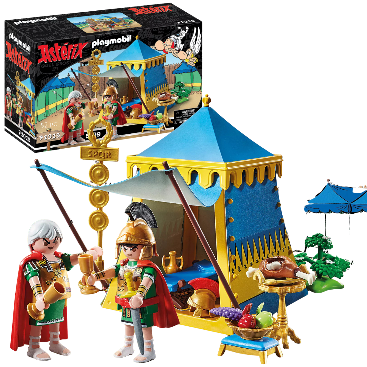 PLAYMOBIL ASTERIX TIENDA CON GENERALES SET FIGURAS ROMANOS - 1
