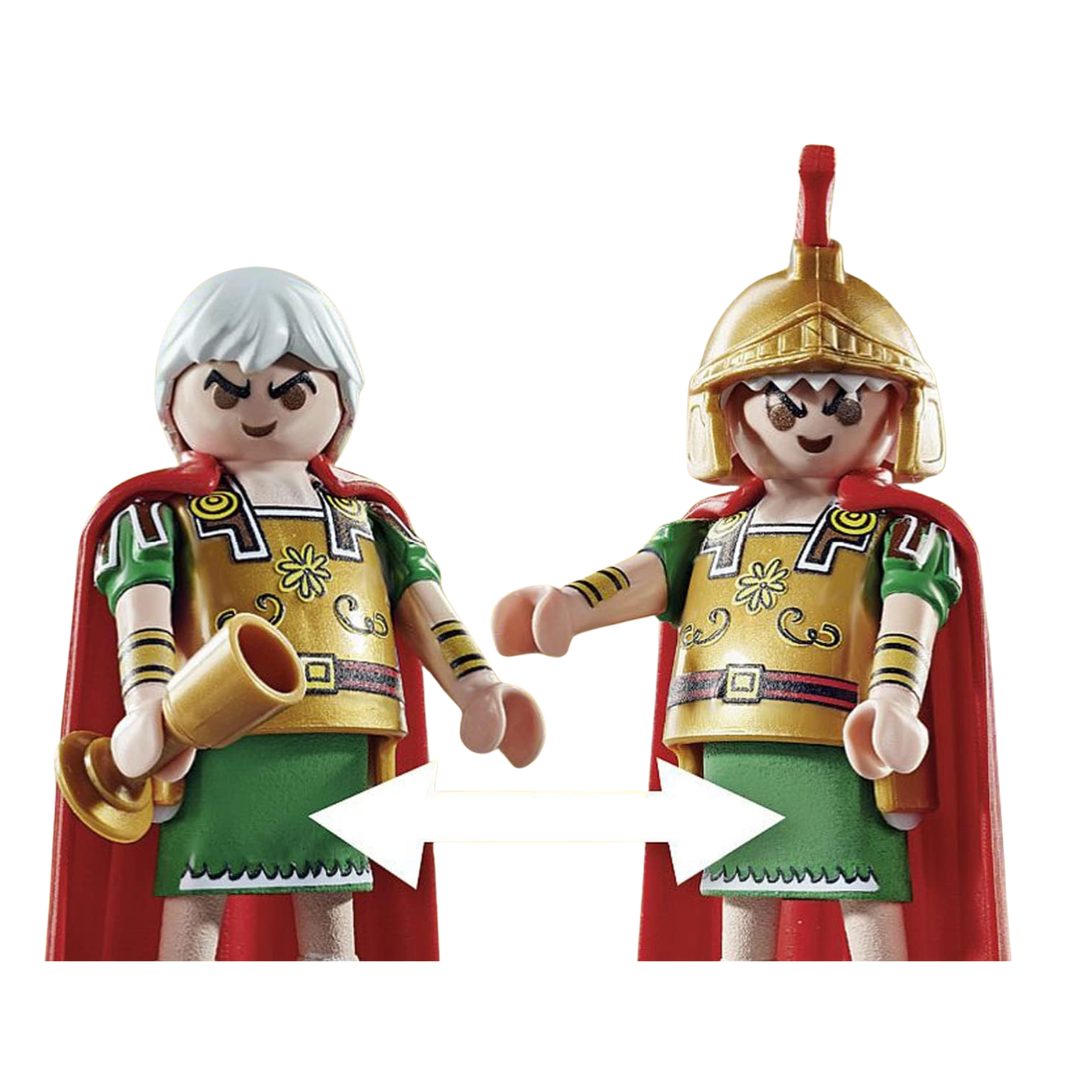 PLAYMOBIL ASTERIX TIENDA CON GENERALES SET FIGURAS ROMANOS - 5