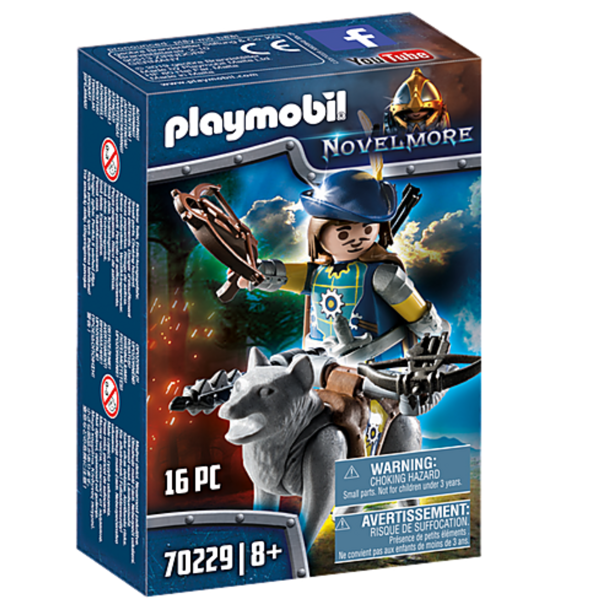 PLAYMOBIL FIGURA DE COLECCIÓN NOVELMORE BALLESTERO CON LOBO - 2