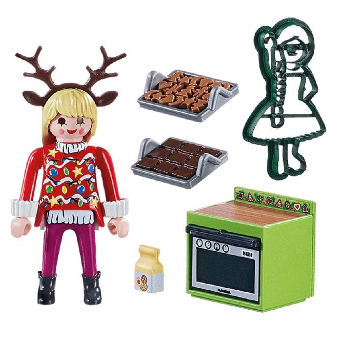 PLAYMOBIL FIGURA DE COLECCIÓN SPECIAL PLUS PASTELERÍA NAVIDEÑA - 3
