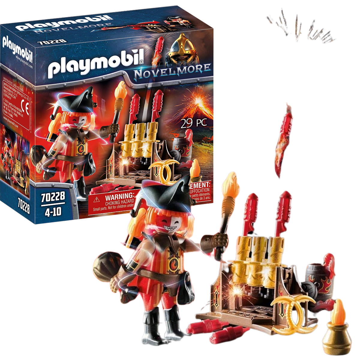 PLAYMOBIL FIGURA DE COLECCIÓN NOVELMORE LANZACOHETES BANDIDOS BURNHAM - 1