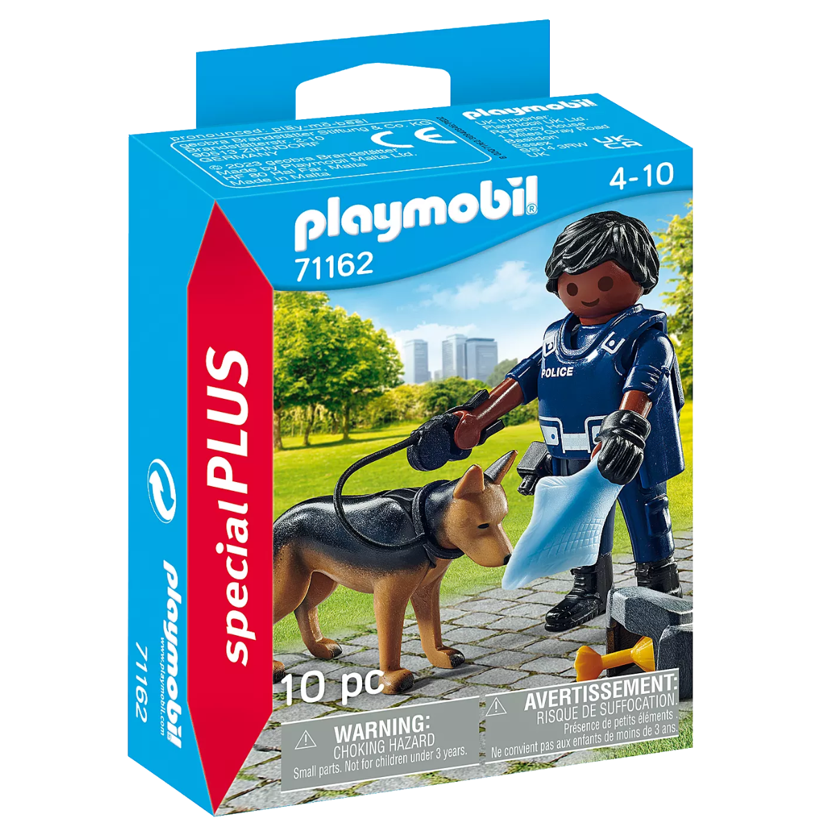 PLAYMOBIL FIGURA DE COLECCIÓN SPECIAL PLUS POLICÍA CON PERRO RASTREADOR - 2
