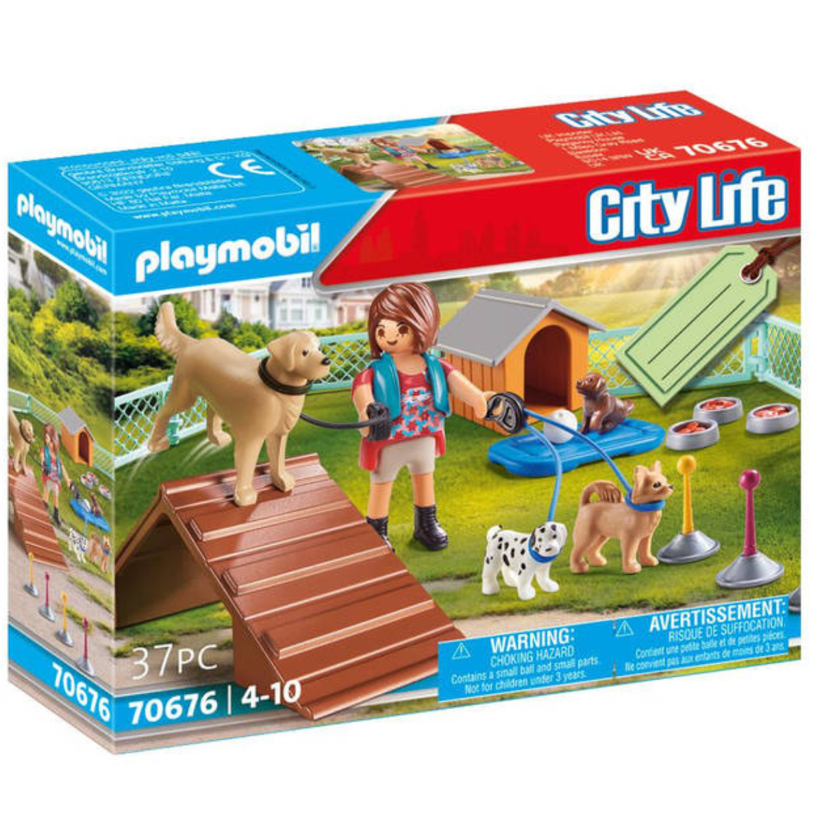 PLAYMOBIL CITY LIFE SET DE REGALO ENTRENADORA DE PERROS - 2
