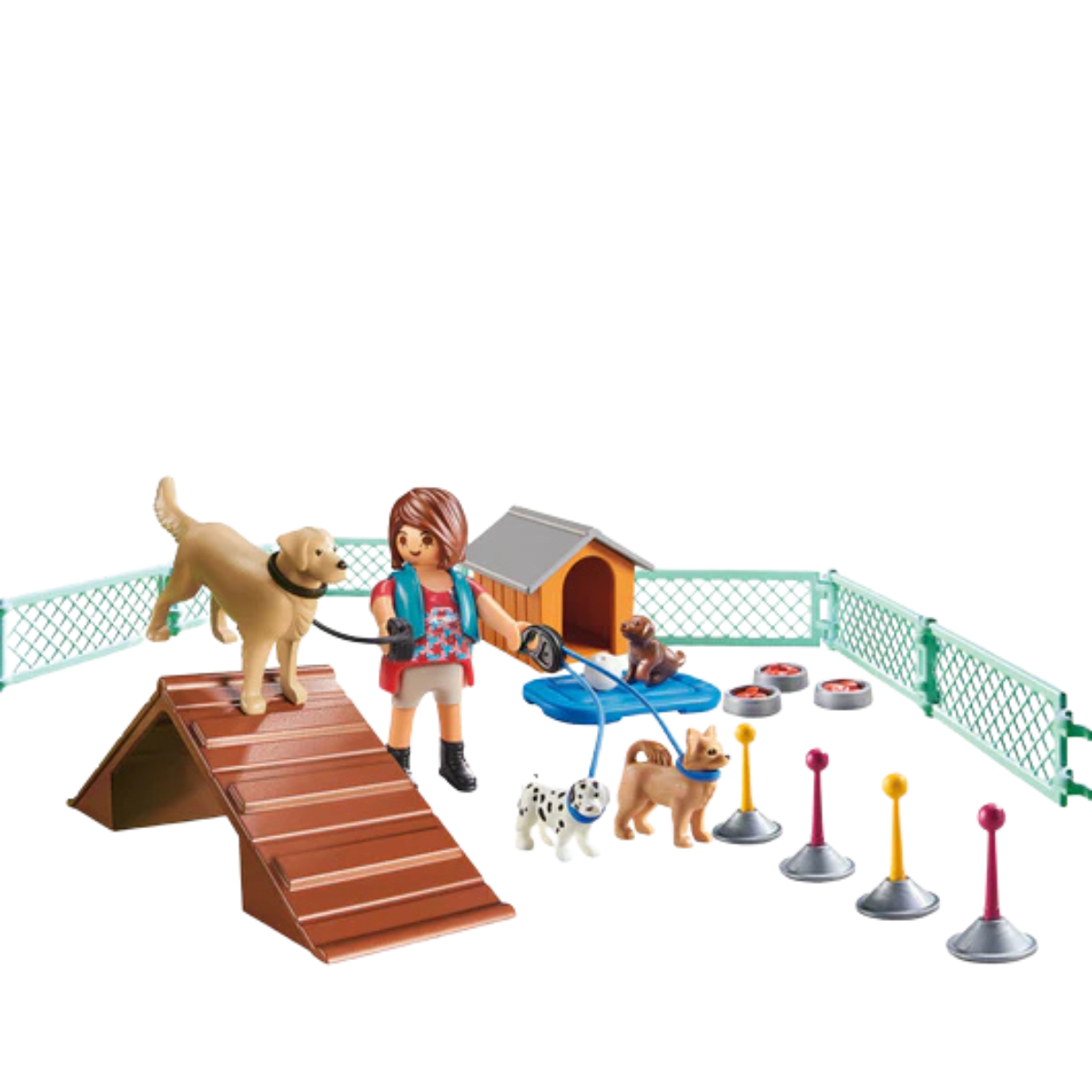 PLAYMOBIL CITY LIFE SET DE REGALO ENTRENADORA DE PERROS - 4