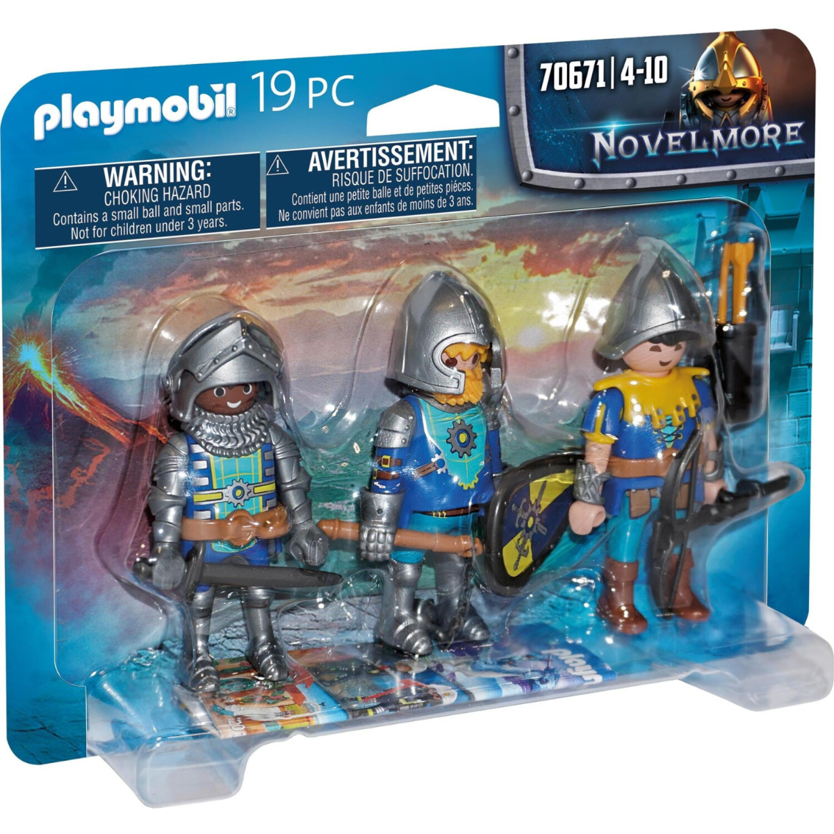 PLAYMOBIL FIGURA DE COLECCIÓN NOVELMORE SET DE 3 CABALLEROS - 2