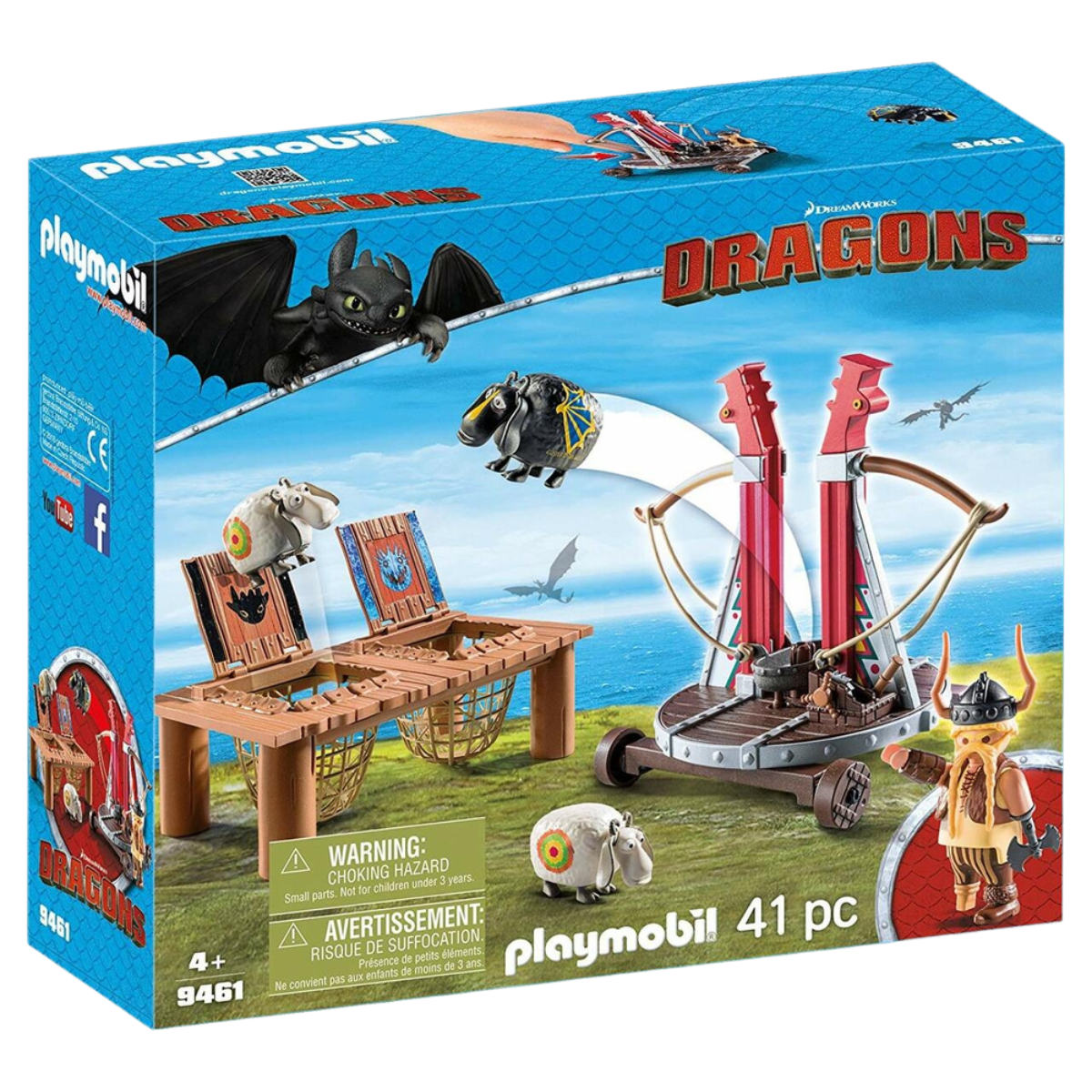 PLAYMOBIL DRAGON RACING BOCÓN CON LANZADERA DE OVEJAS - 2