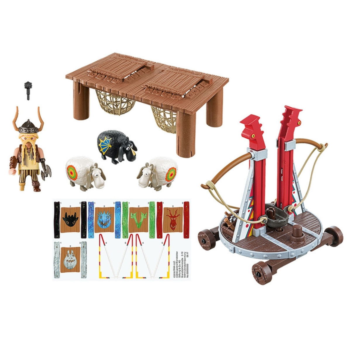 PLAYMOBIL DRAGON RACING BOCÓN CON LANZADERA DE OVEJAS - 3