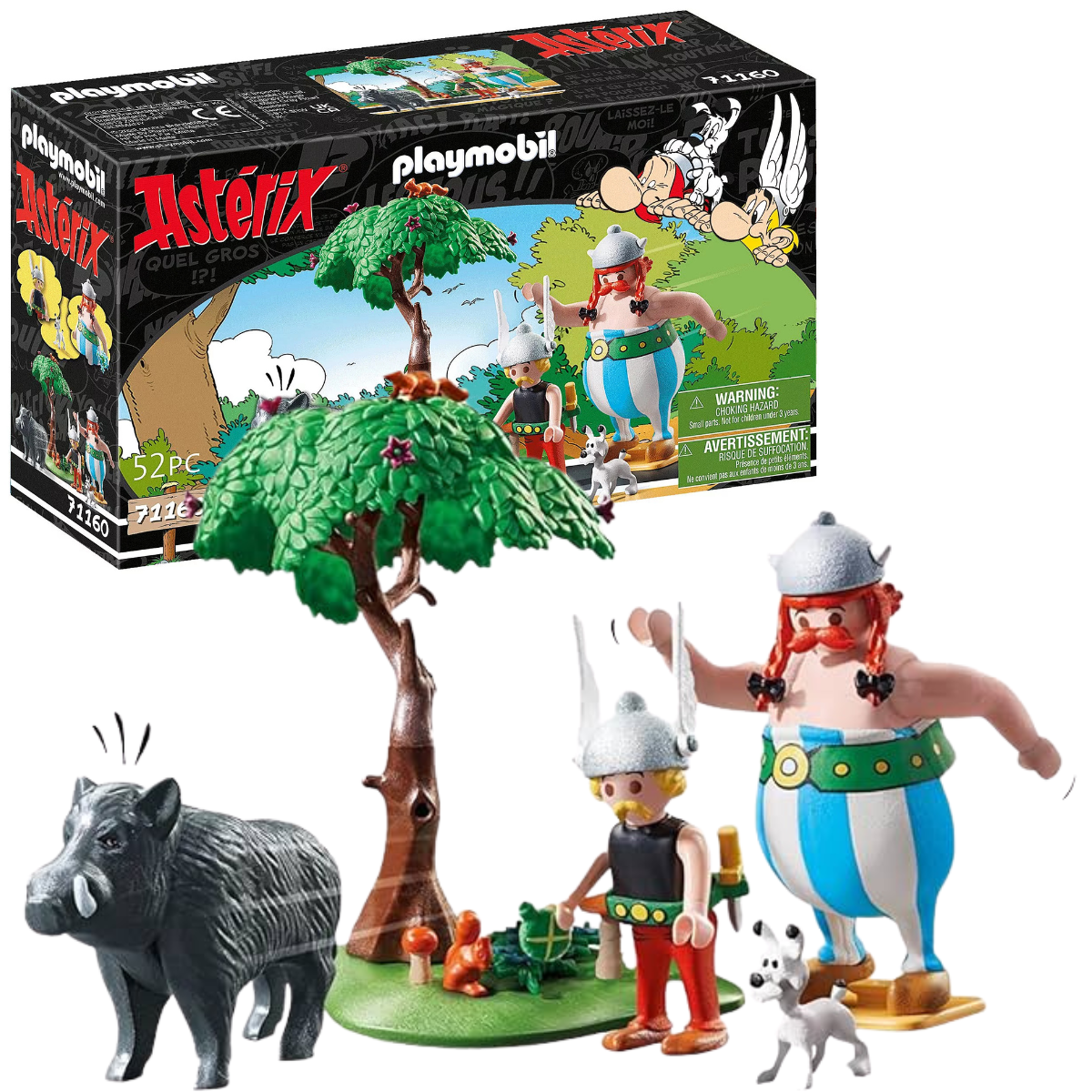 PLAYMOBIL ASTÉRIX LA CAZA DEL JABALÍ FIGURAS CON ESCENARIO - 1