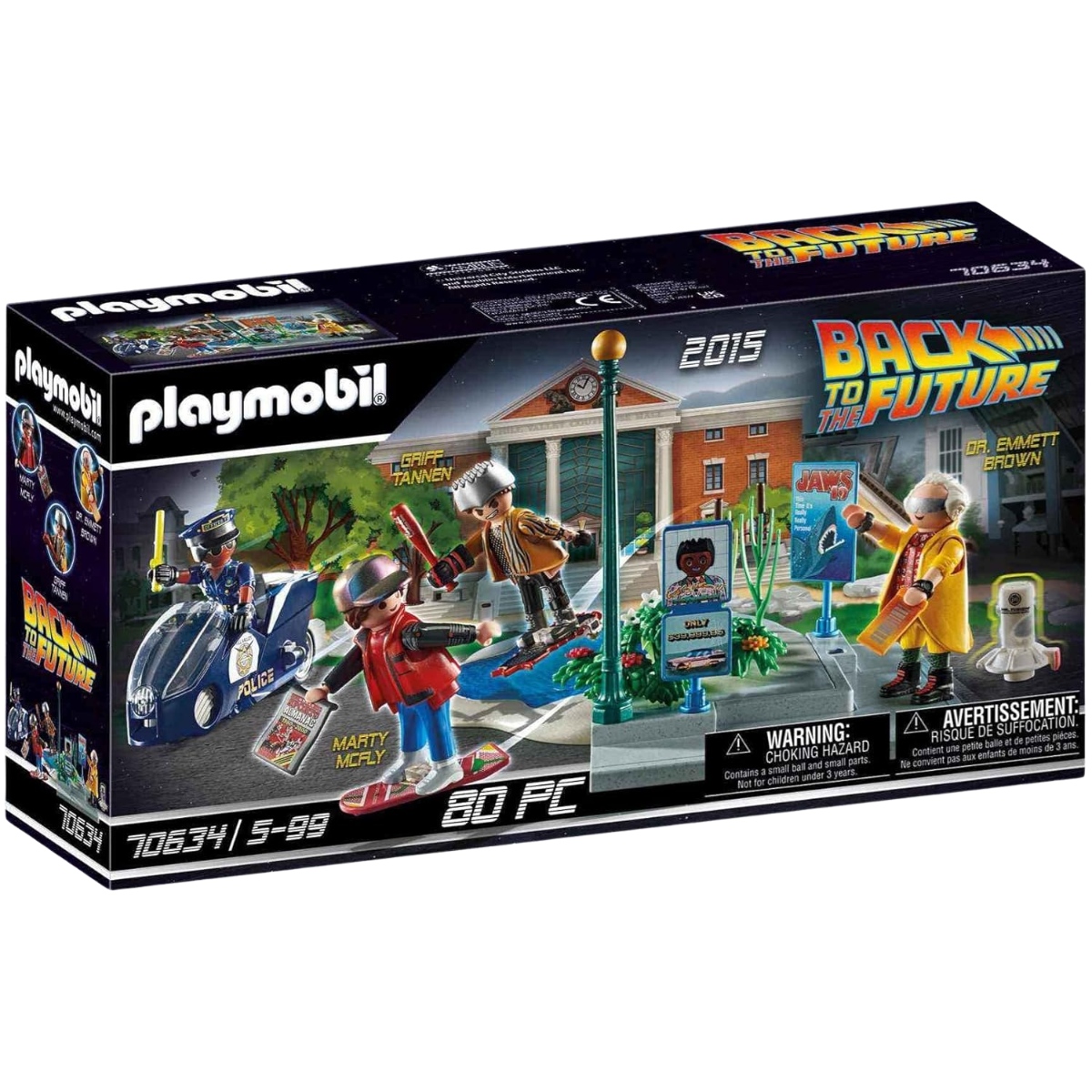 PLAYMOBIL BACK TO THE FUTURE II PERSECUCIÓN EN MONOPATÍN - 2