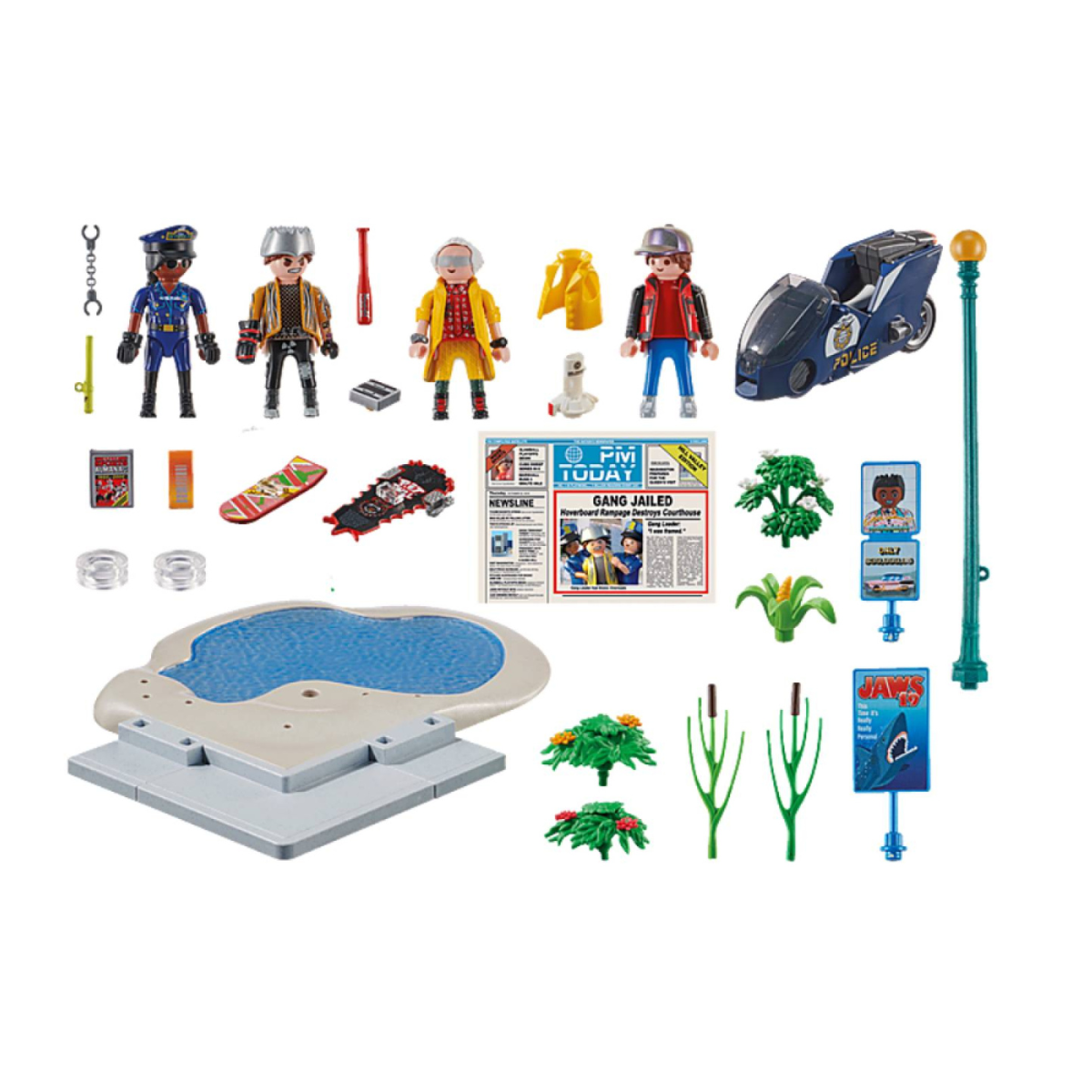 PLAYMOBIL BACK TO THE FUTURE II PERSECUCIÓN EN MONOPATÍN - 3