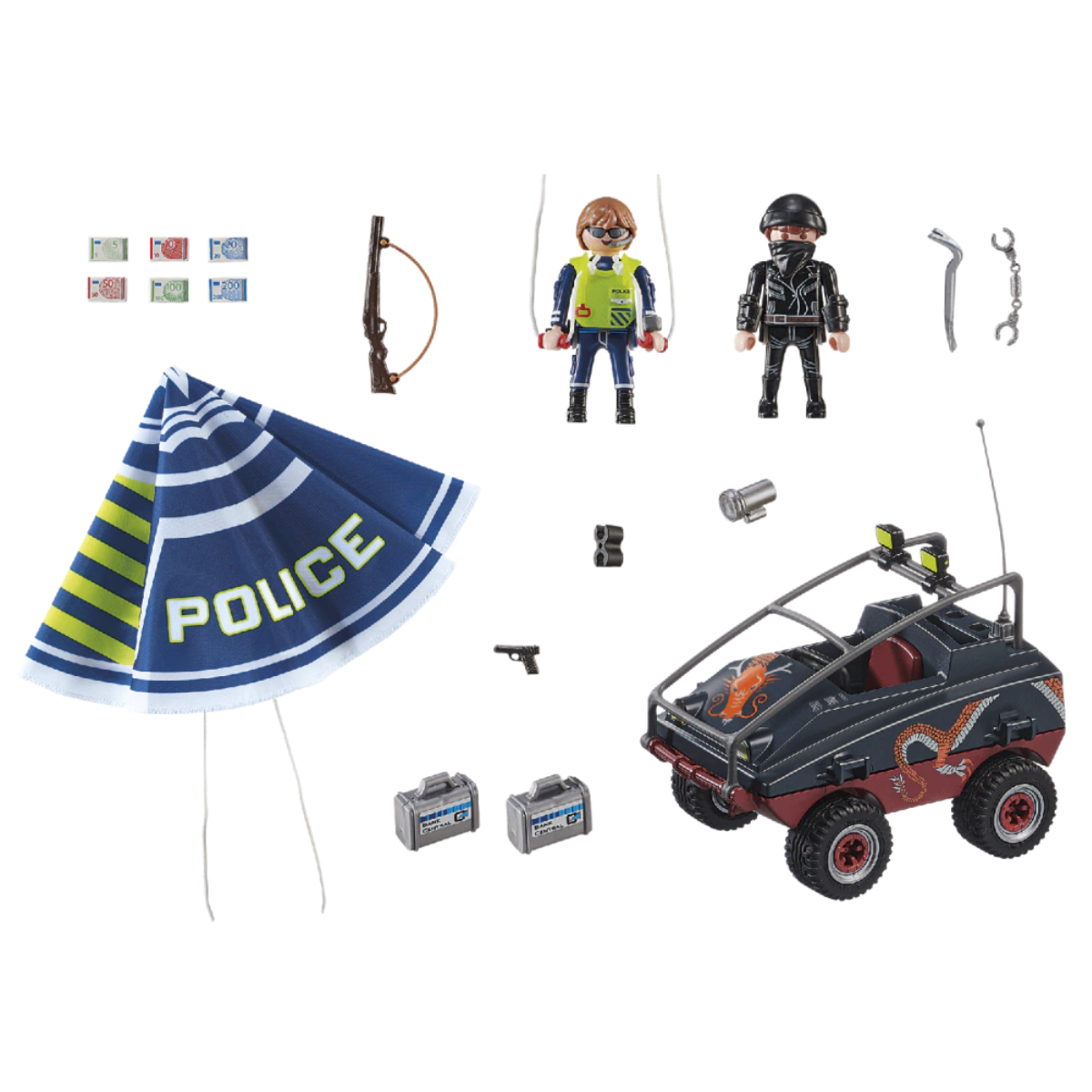 PLAYMOBIL CITY ACTION PARACAÍDAS DE POLICÍA EN PERSECUCIÓN - 3