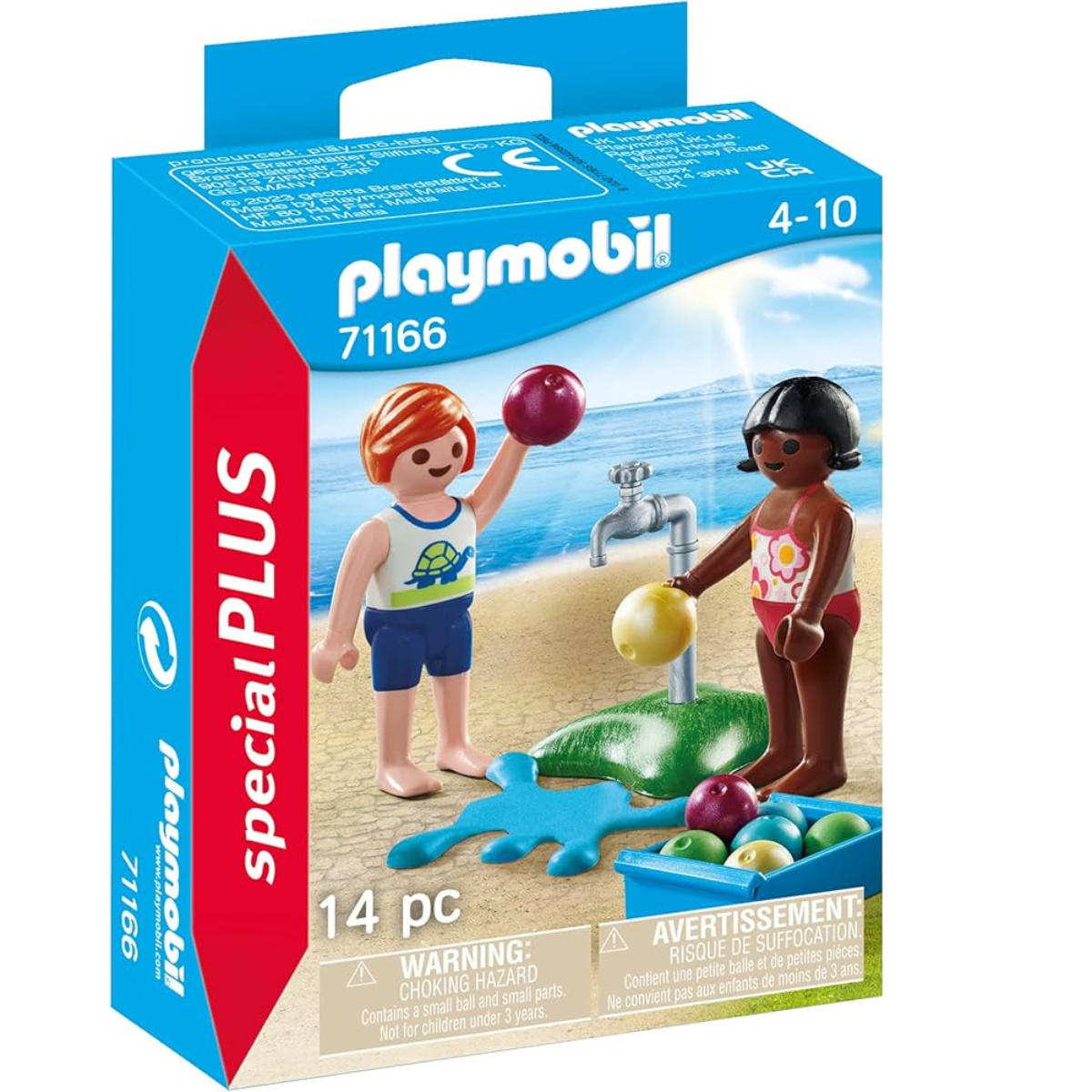 PLAYMOBIL FIGURA DE COLECCIÓN SPECIAL PLUS NIÑOS CON GLOBOS DE AGUA - 2