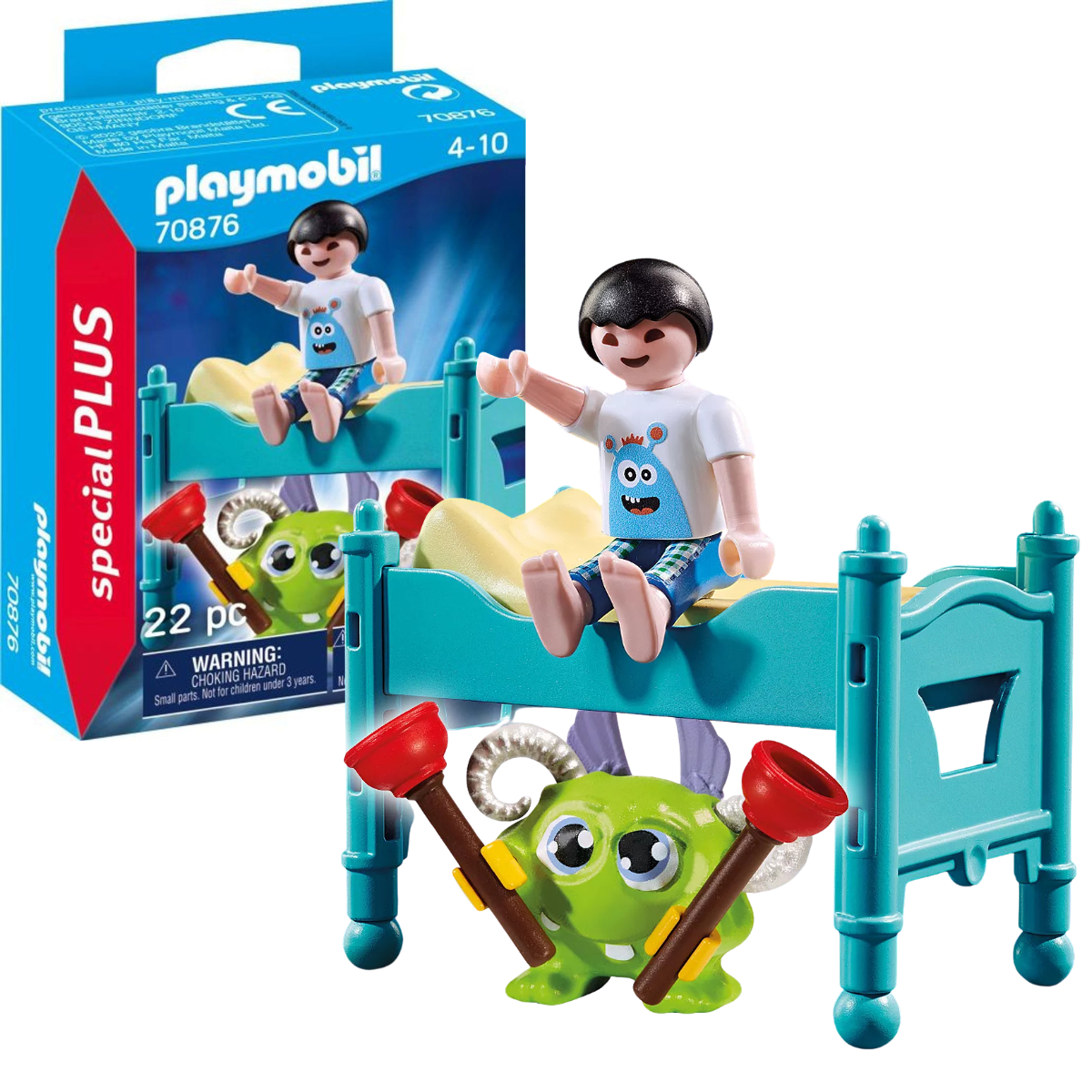 PLAYMOBIL FIGURA DE COLECCIÓN SPECIAL PLUS NIÑO CON MONSTRUO Y ACCESORIOS - 1