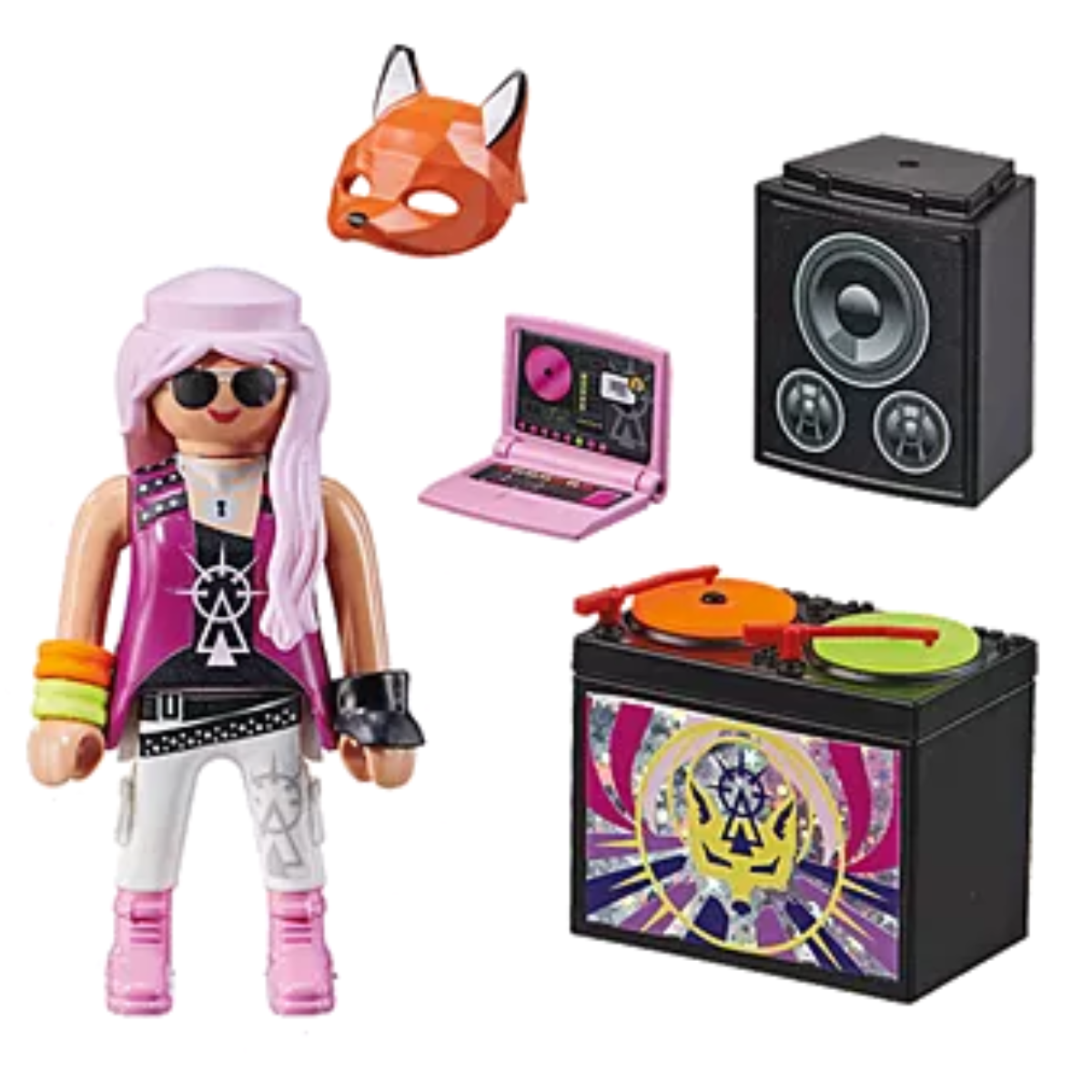 PLAYMOBIL FIGURA DE COLECCIÓN SPECIAL PLUS DJ CON MESA DE MEZCLAS - 3