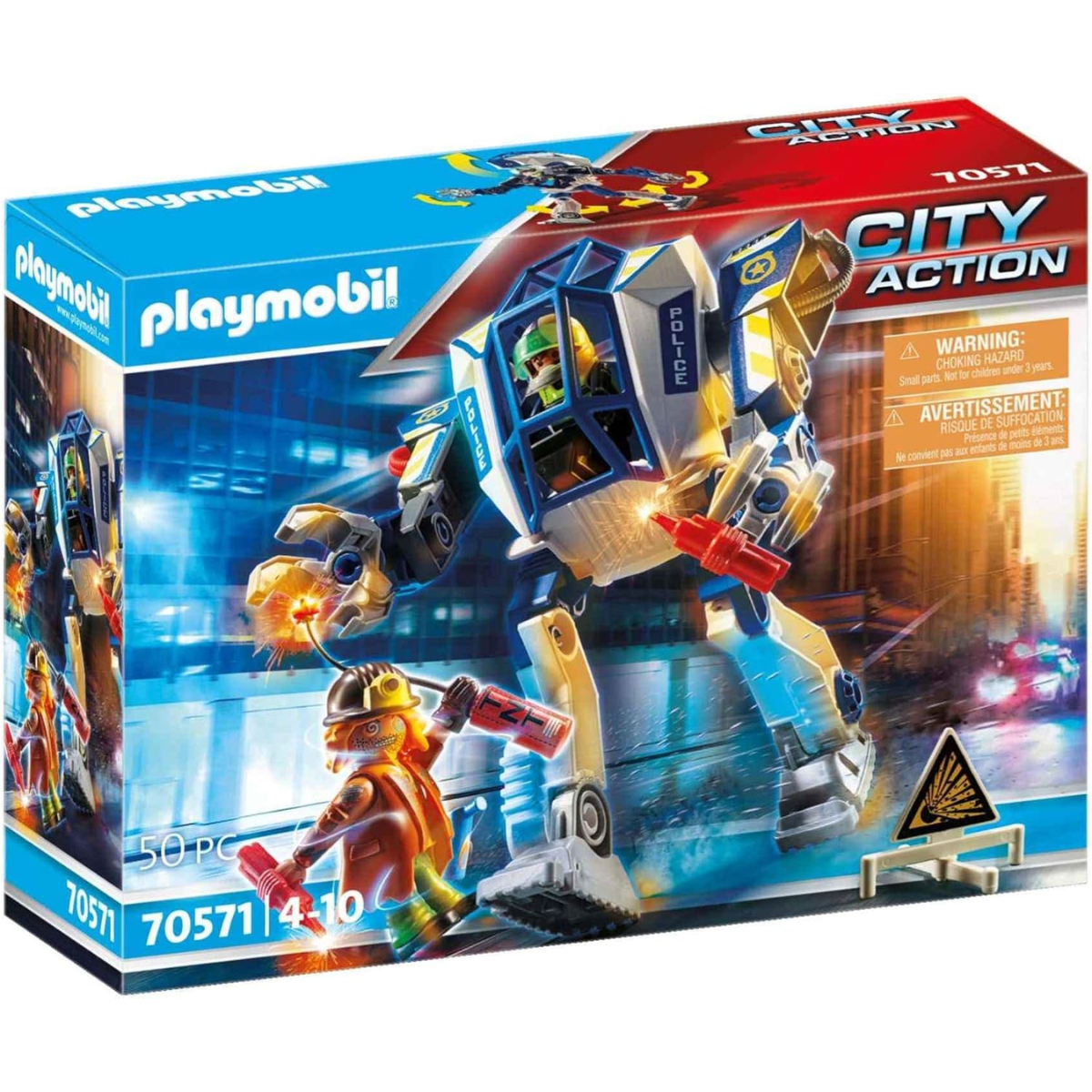 PLAYMOBIL CITY ACTION ROBOT POLICÍA OPERACIONES ESPECIALES - 2