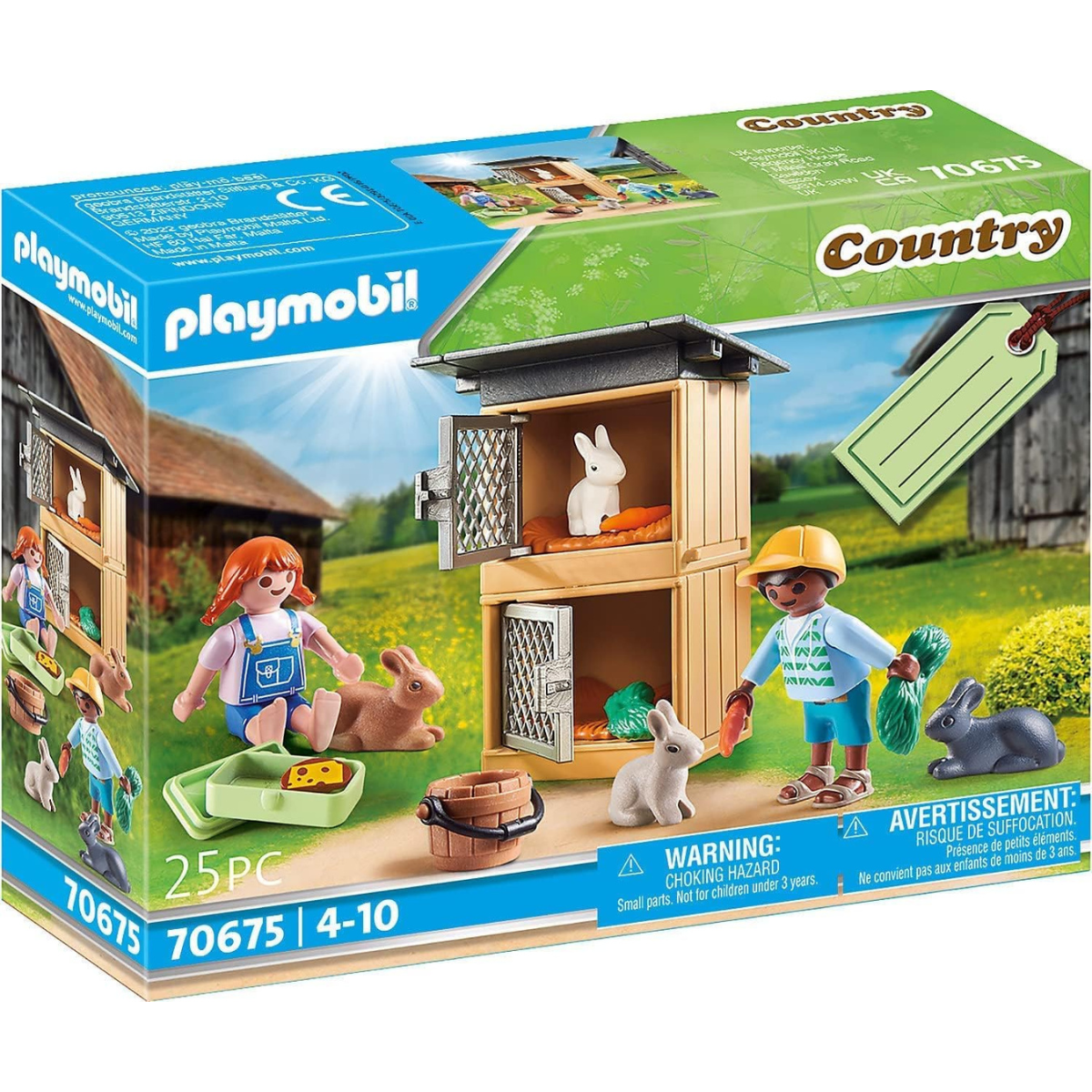 PLAYMOBIL COUNTRY SET ALIMENTAR A LOS CONEJOS - 2