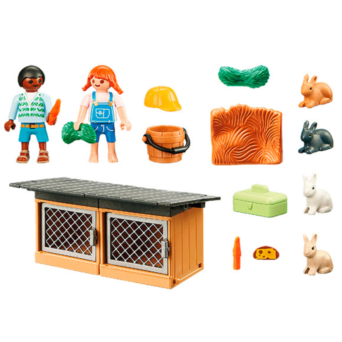 PLAYMOBIL COUNTRY SET ALIMENTAR A LOS CONEJOS - 3