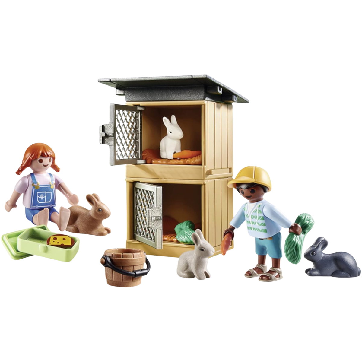 PLAYMOBIL COUNTRY SET ALIMENTAR A LOS CONEJOS - 4