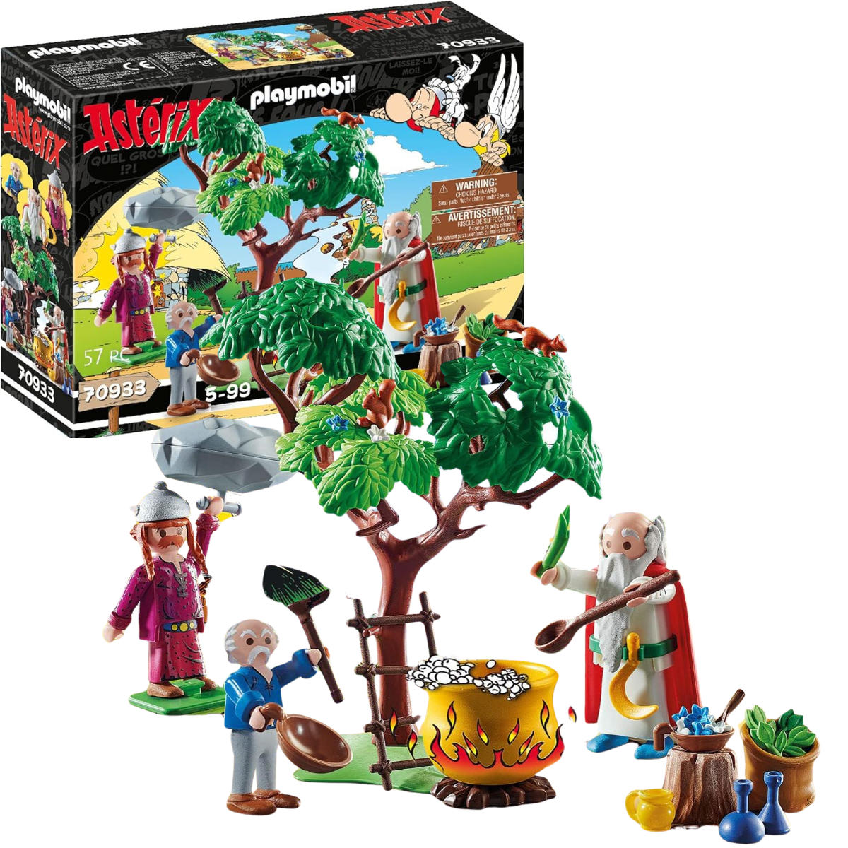 PLAYMOBIL ASTÉRIX PANORÁMIX CON EL CALDERO DE LA POCIÓN MÁGICA - 1