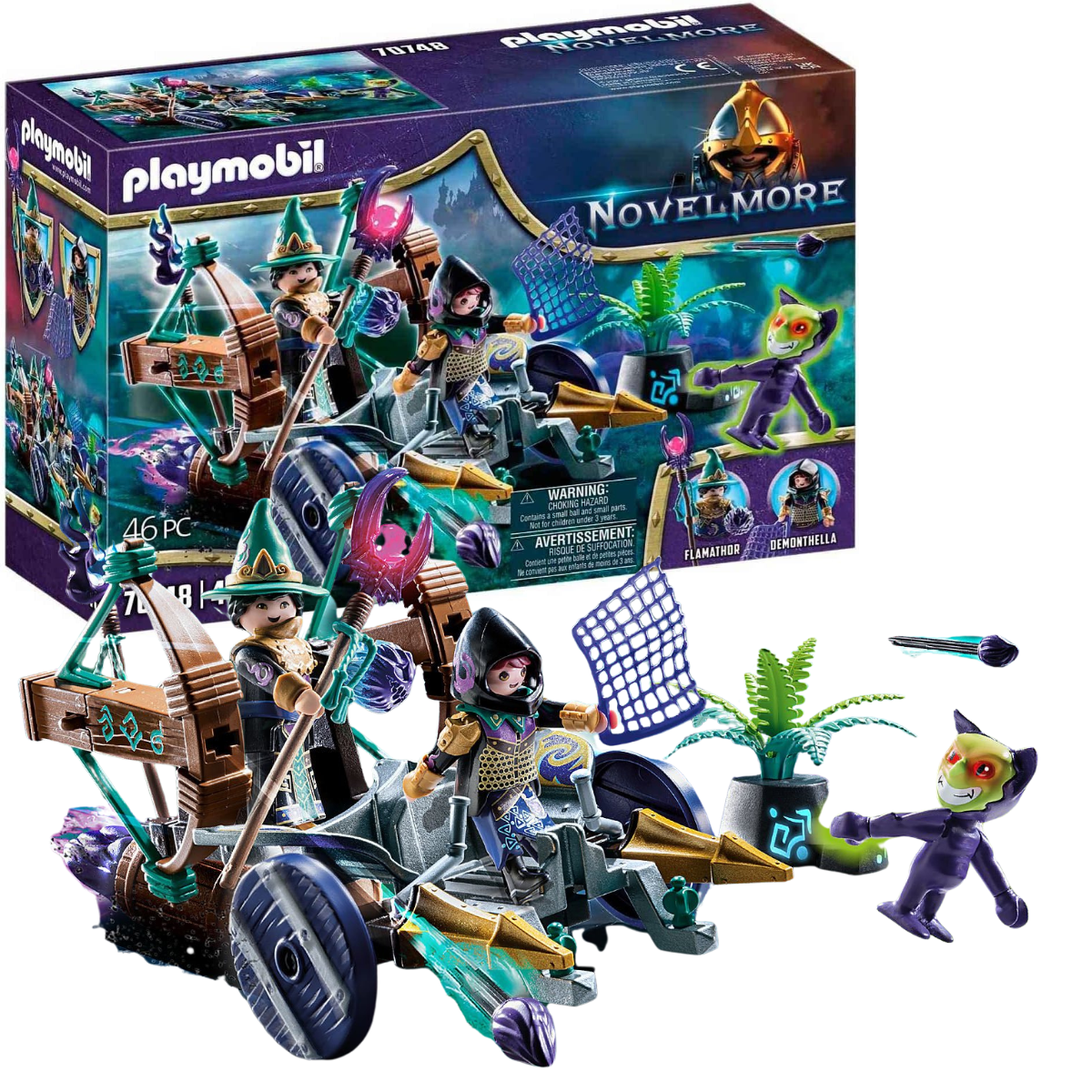PLAYMOBIL NOVELMORE VIOLET VALE VEHÍCULO CAPTURA DE DEMONIOS  SET DE AVENTURA - 1