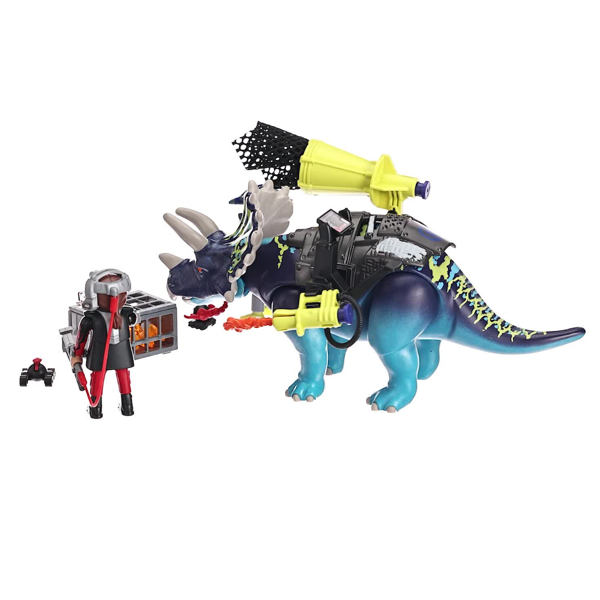 PLAYMOBIL DINO RISE TRICERATOPS BATALLA POR LAS PIEDRAS LEGENDARIAS - 4