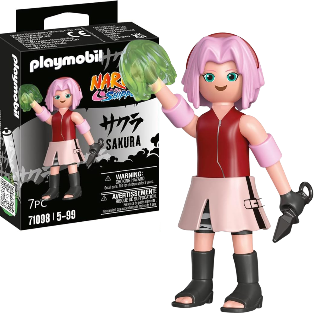 PLAYMOBIL FIGURA DE COLECCIÓN NARUTO SAKURA - 1