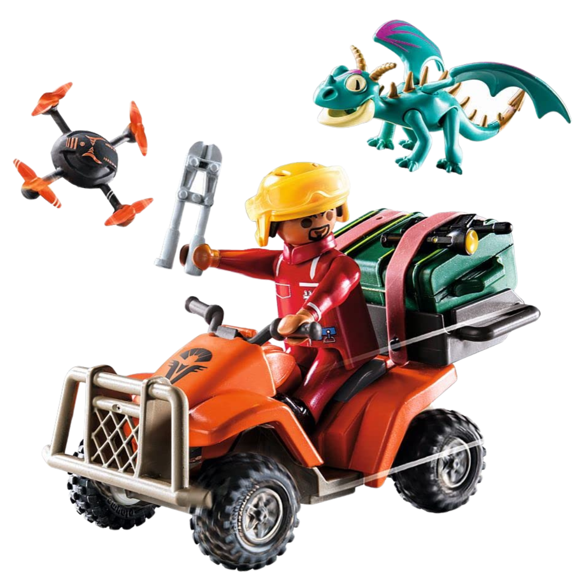 PLAYMOBIL DRAGONS LOS NUEVE REINOS FIGURA CON DRAGÓN Y MOTOR RETRÁCTIL - 5