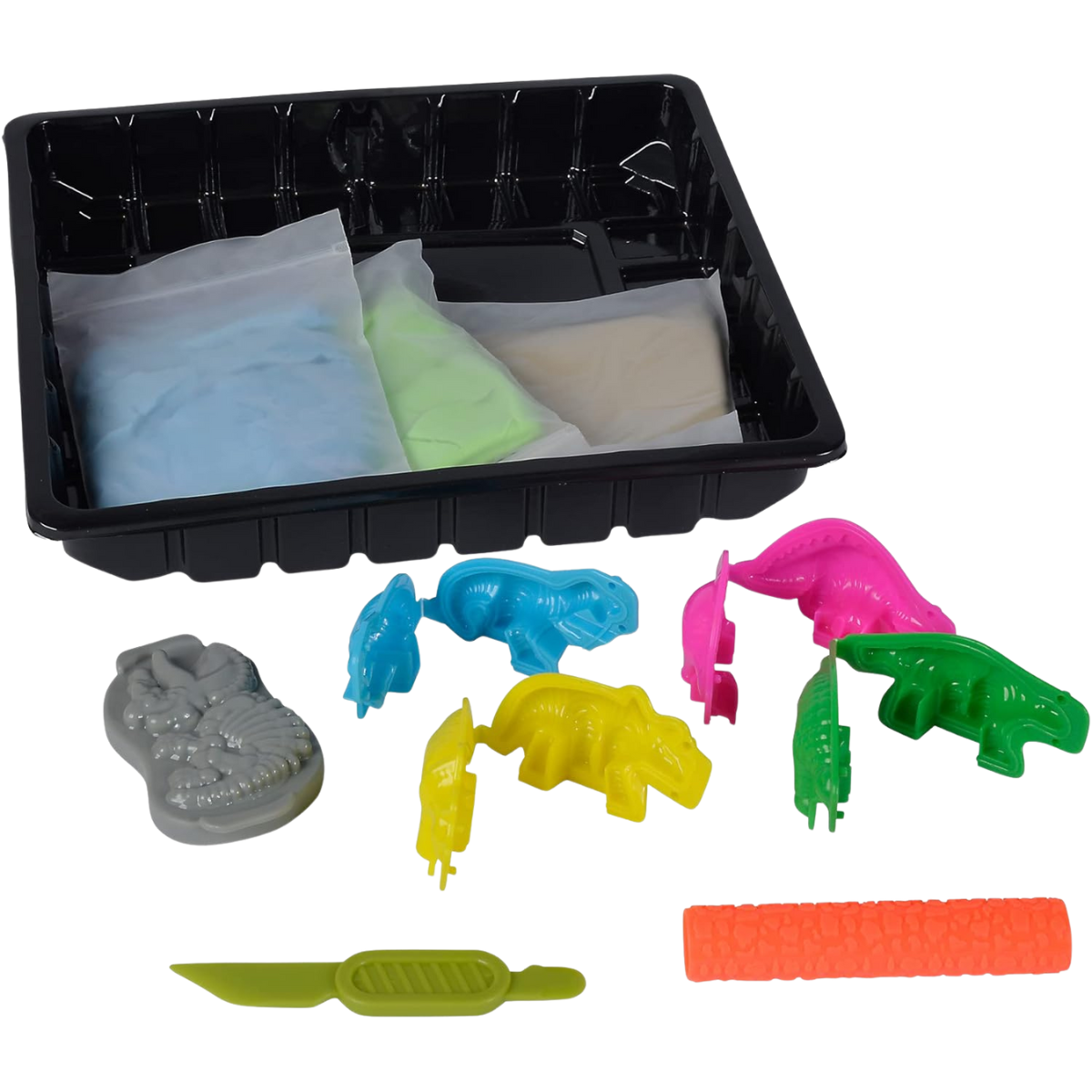 ARENA MAGICA ART Y FUN SET CON DINOSAURIOS 3D - 2
