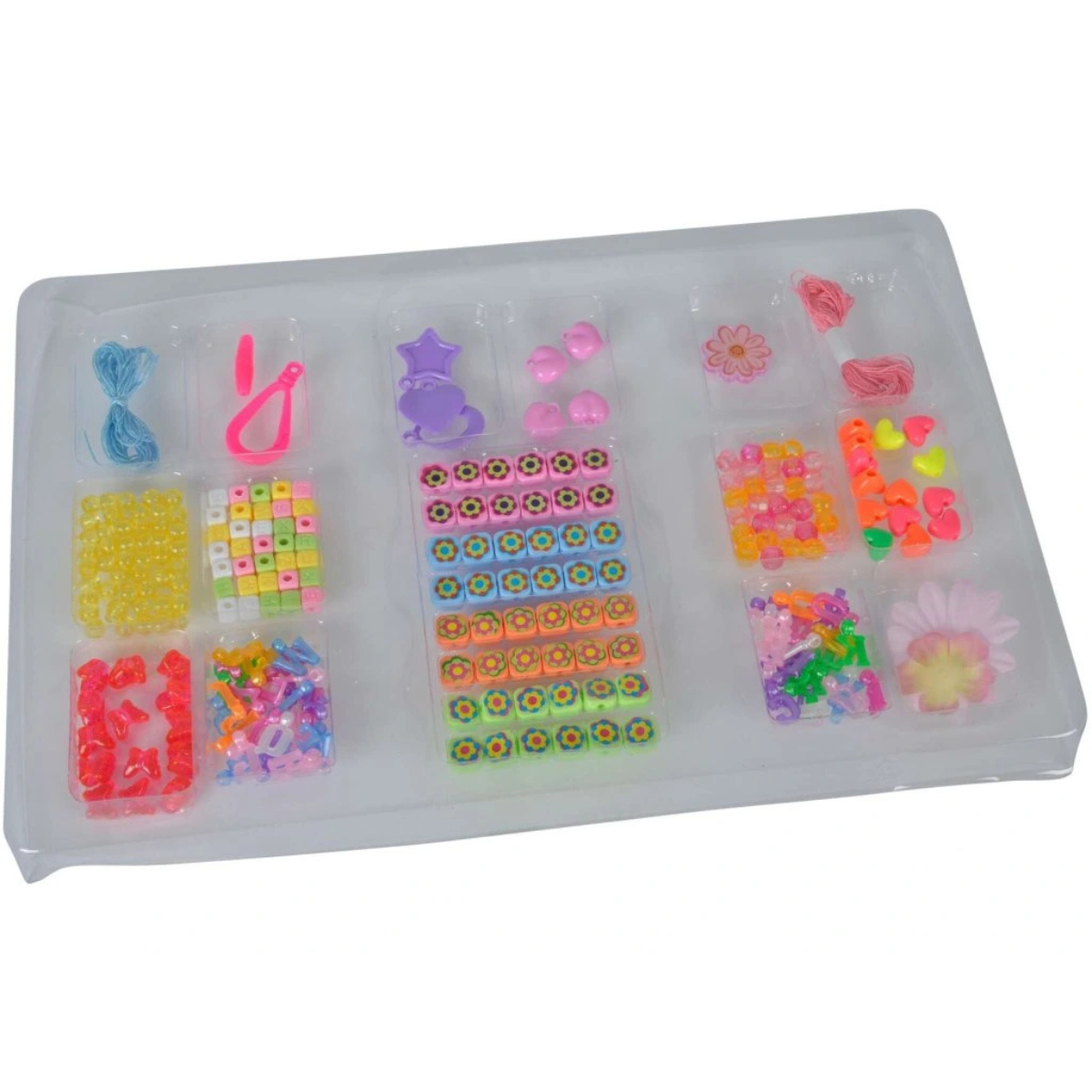 SET PARA HACER PULSERAS ART Y FUN KIT DE JOYERIA FLORAL MULTICOLOR SURTIDO - 3